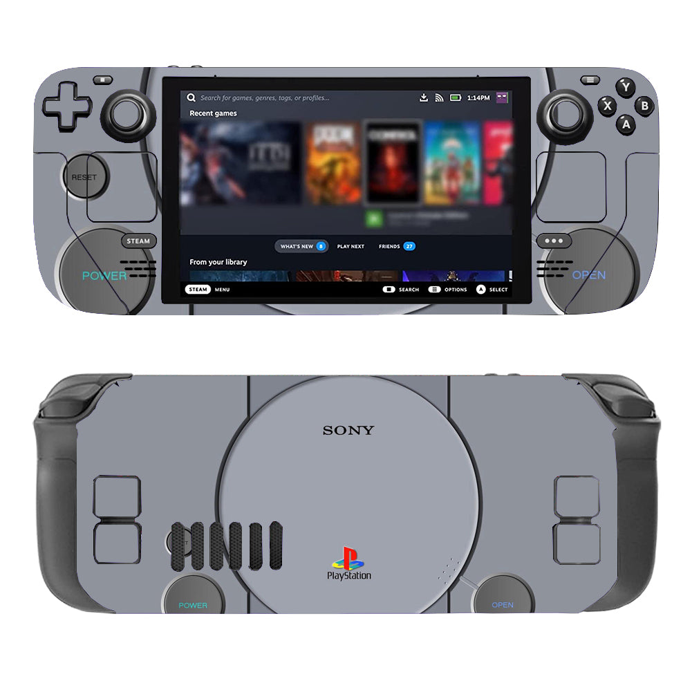 Classic Retro PS1 Inspired Steam Deck Protector Skin