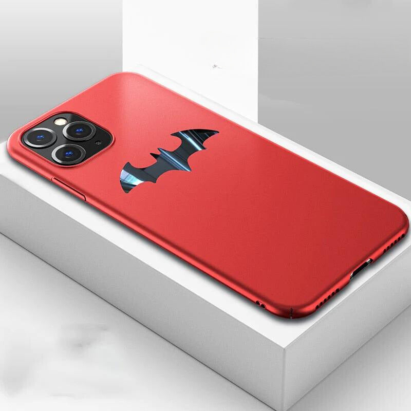 Matte Metal Marvel: Elevate your iPhone's style with Batman.