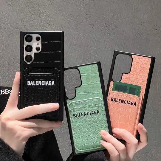 Luxury BL Samsung Case with Card Holder