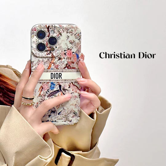 Slim Profile - Dior Fashion Lady iPhone Case from the Side