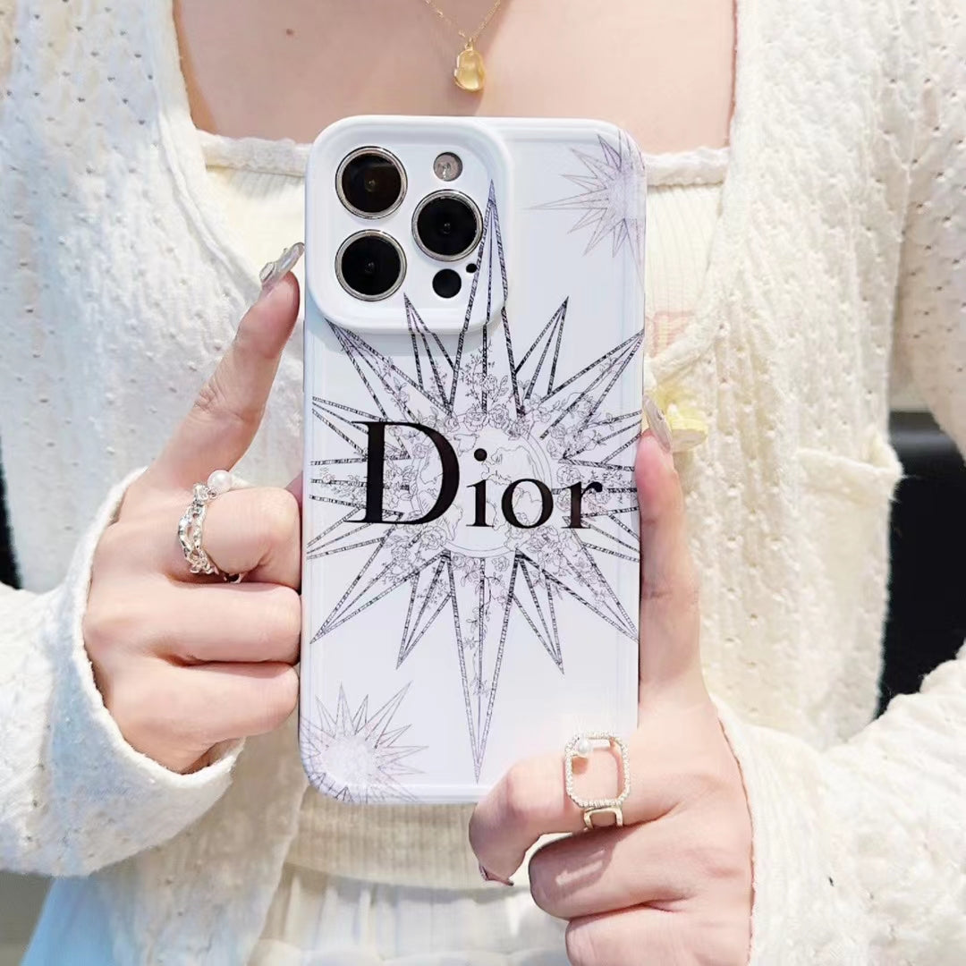Dior Logo Detail on Fashion Lady Case for iPhone