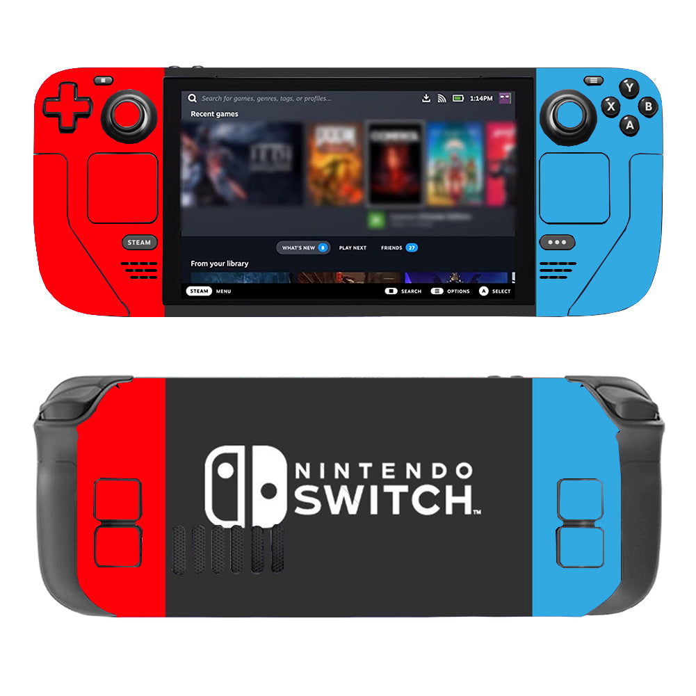 Nintendo Switch Inspired Steam Deck Protector Skin