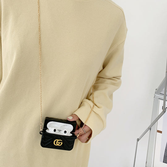 Chic and Slim AirPods Case - Elevate Your Style with Fashion GG Signature Look