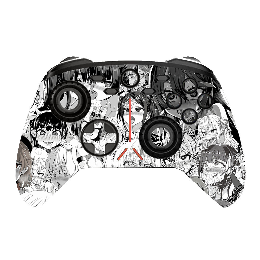 Anime Ahegao Face-themed BETOP Asura3 Controller Protector Skin from best-skins, featuring a bold and expressive design to personalize your gaming experience.