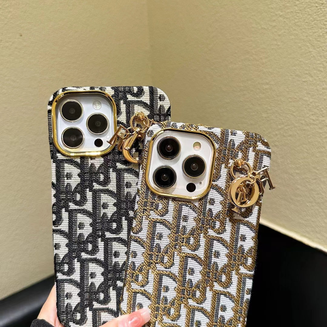 Fashionable iPhone Case and Keychain Set by Dior