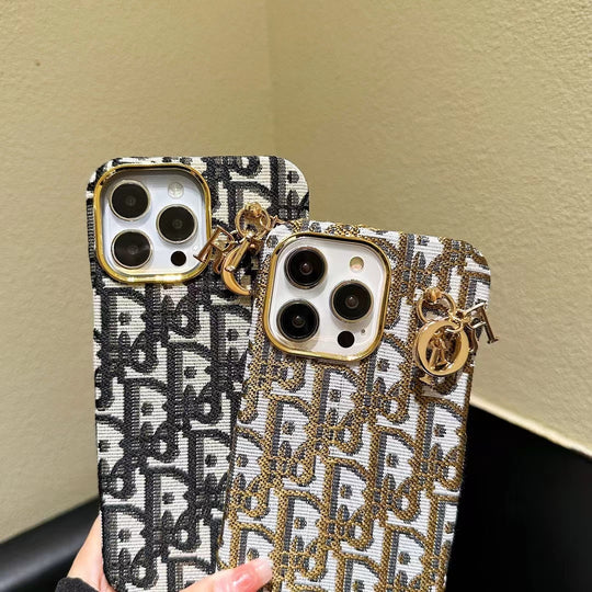 Fashionable iPhone Case and Keychain Set by Dior