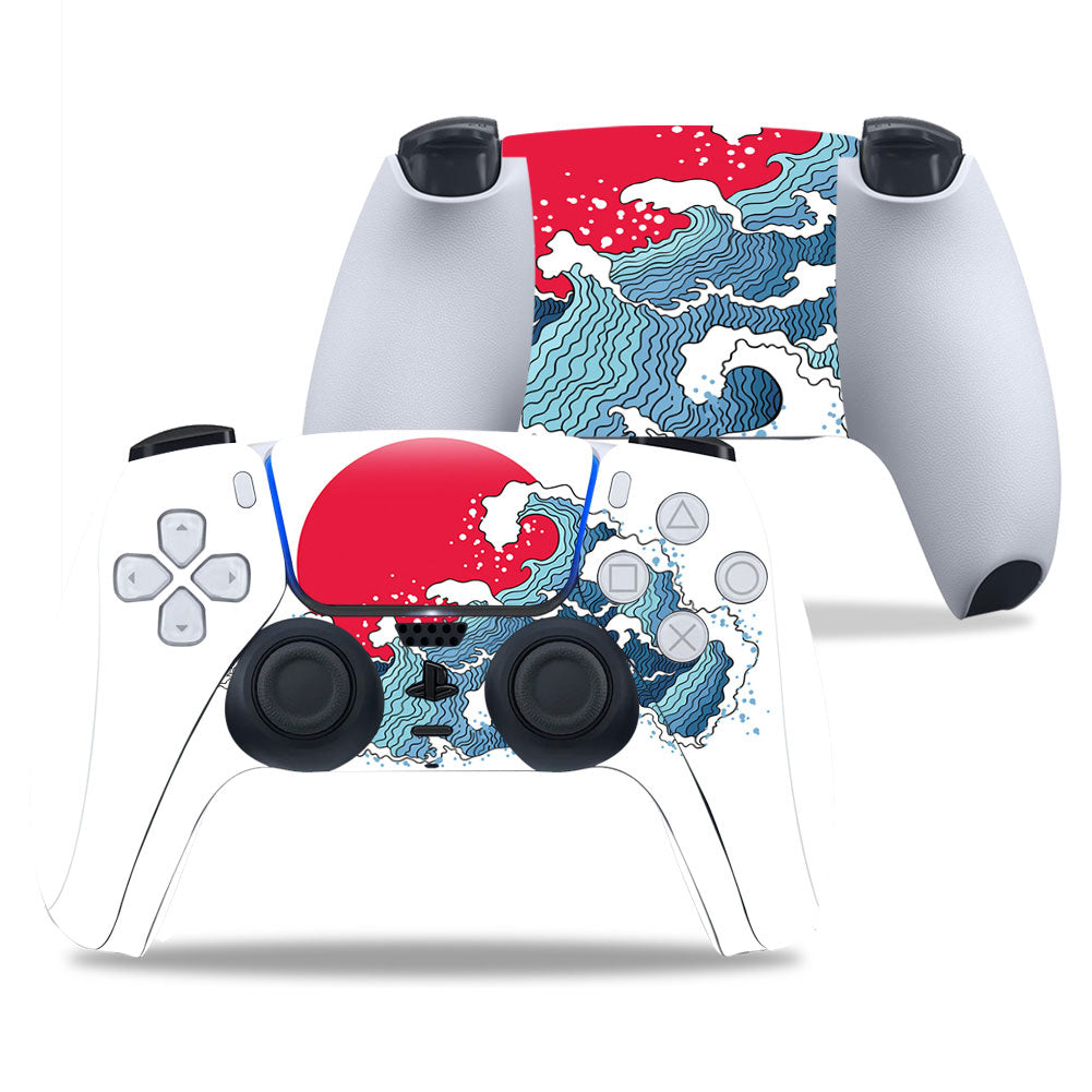 GREAT WAVE - PLAYSTATION 5 CONTROLLERS FULL SKIN