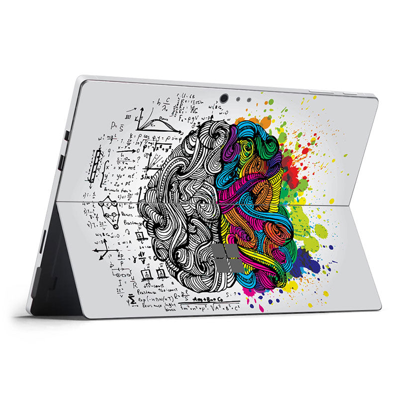 LEFT AND RIGHT BRAIN - MICROSOFT SURFACE PRO 5/ 6 PROTECTOR SKIN