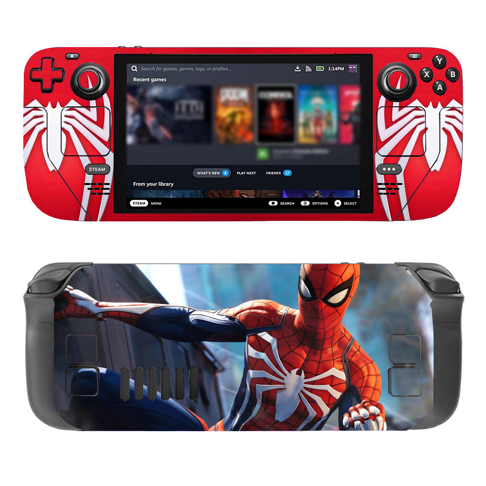 Spider-Man Steam Deck Protector Skin - Front View