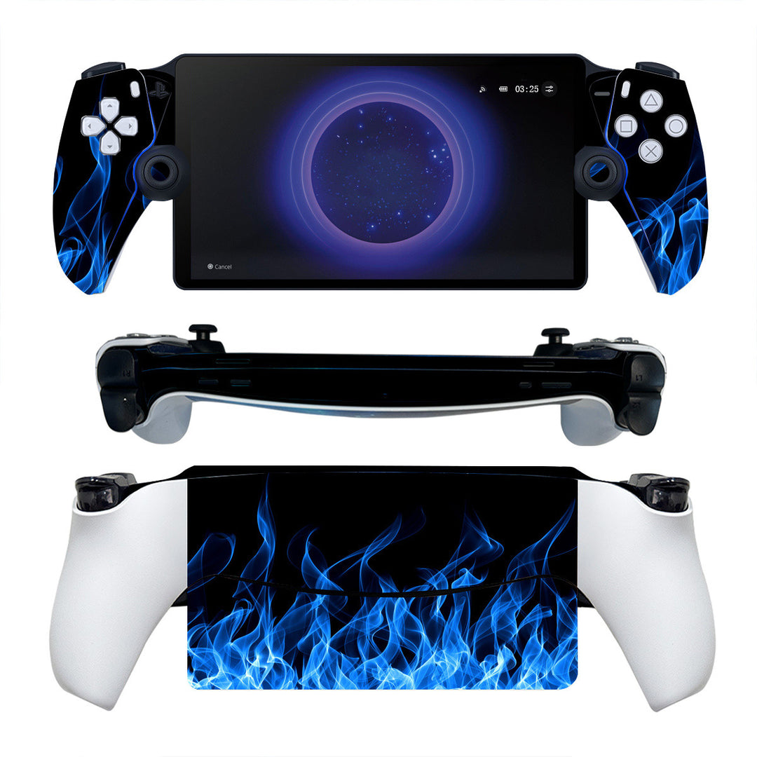 Blue Fire PlayStation Skin: Set your console ablaze with this exclusive and striking Portal Protector design