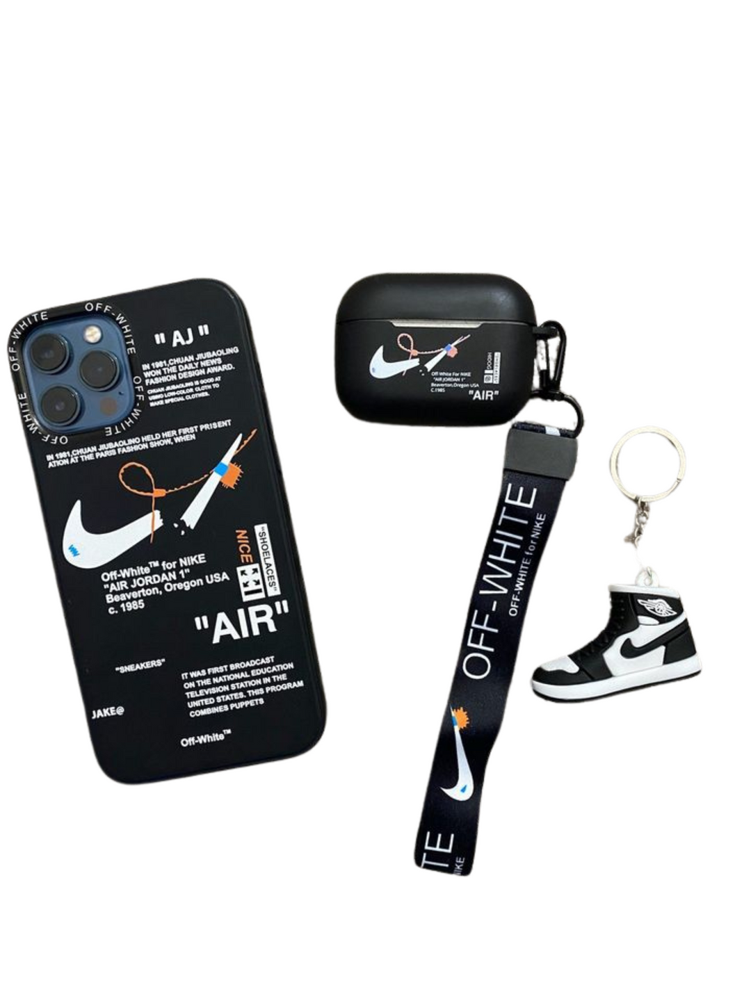 Nike Off-White Sneaker Set iPhone Case - Fashionable and Protective Accessor