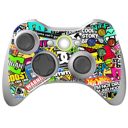 STICKER BOMB - XBOX 360 CONTROLLER PROTECTOR SKIN - best-skins