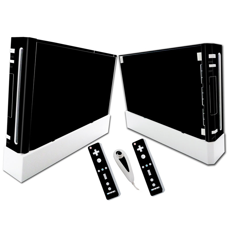 BLACK COVER - NINTENDO WII PROTECTOR SKIN - best-skins