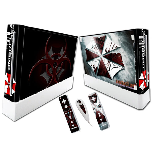 RESIDENT EVIL UMBRELLA - NINTENDO WII PROTECTOR SKIN - best-skins