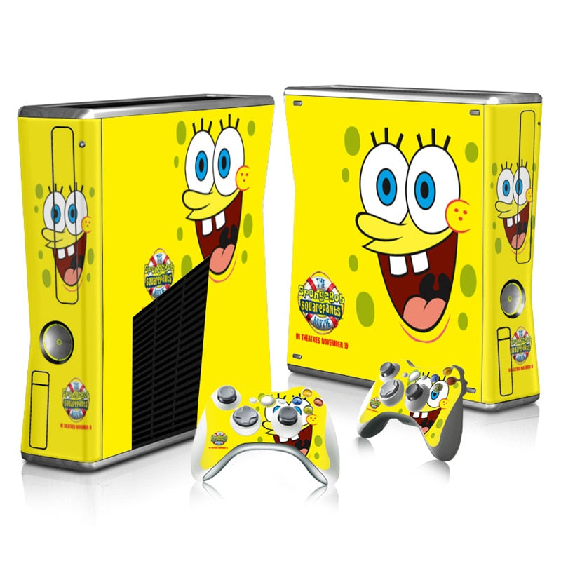 SPONGEBOB - XBOX 360 SLIM PROTECTOR SKIN - best-skins