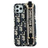 DIIOR LADY PHONE CASE WITH HAND STRAP FOR IPHONE 15 14 13 12 11 X