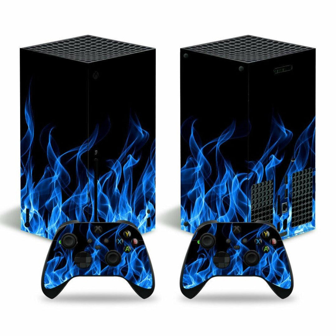 BLUE FIRE - XBOX SERIES X PROTECTOR SKIN