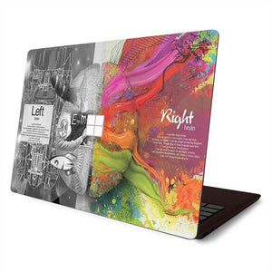 LEFT RIGHT BRAIN - MICROSOFT SURFACE LAPTOP 13.5 PROTECTOR SKIN - best-skins