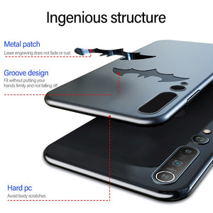 Ultra-thin Metal Bat Matte PC Phone Case For Xiaomi Mi 10 9 8 SE Lite Pro Redmi Note 7 Mix Max 2 3 Magnetic Protection Cover