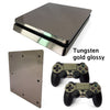 GLOSSY GOLD - PLAYSTATION 4 SLIM PROTECTOR SKIN - best-skins
