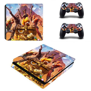 BATTLE ROYALE FORTNITE - PLAYSTATION 4 SLIM PROTECTOR SKIN - best-skins