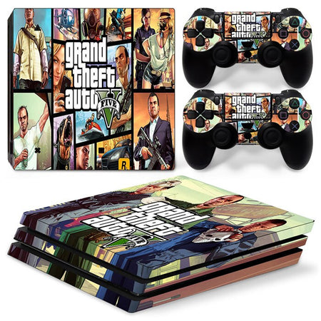 GRAND THEFT AUTO 5 - PLAYSTATION 4 PRO PROTECTOR SKIN - best-skins