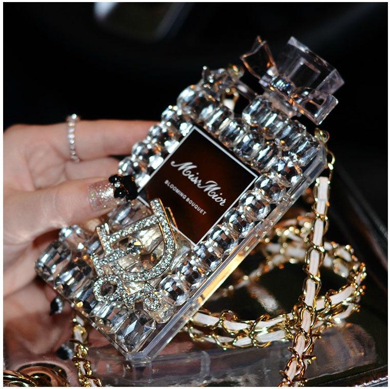Fashion-forward Diamond-Adorned Phone Cover for Samsung
