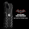 For Apple IPhone 11 PRO X XS MAX XR 5 Se 6 6s 7 8 Plus 12 pro Case Aluminum Metal Batman Armor Protective Shockproof Phone Cover