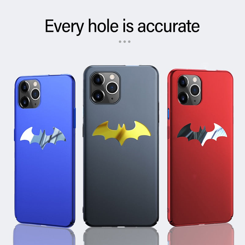 Luxurious Matte Finish: Batman-themed case for your iPhone