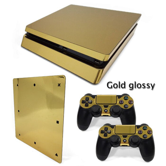 GLOSSY GOLD - PLAYSTATION 4 SLIM PROTECTOR SKIN - best-skins