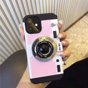 LUXURY 3D RETRO CAMERA EMILY IN PARIS PHOTOGRAPHY LOVERS PHONE CASE FOR IPHONE 7-13