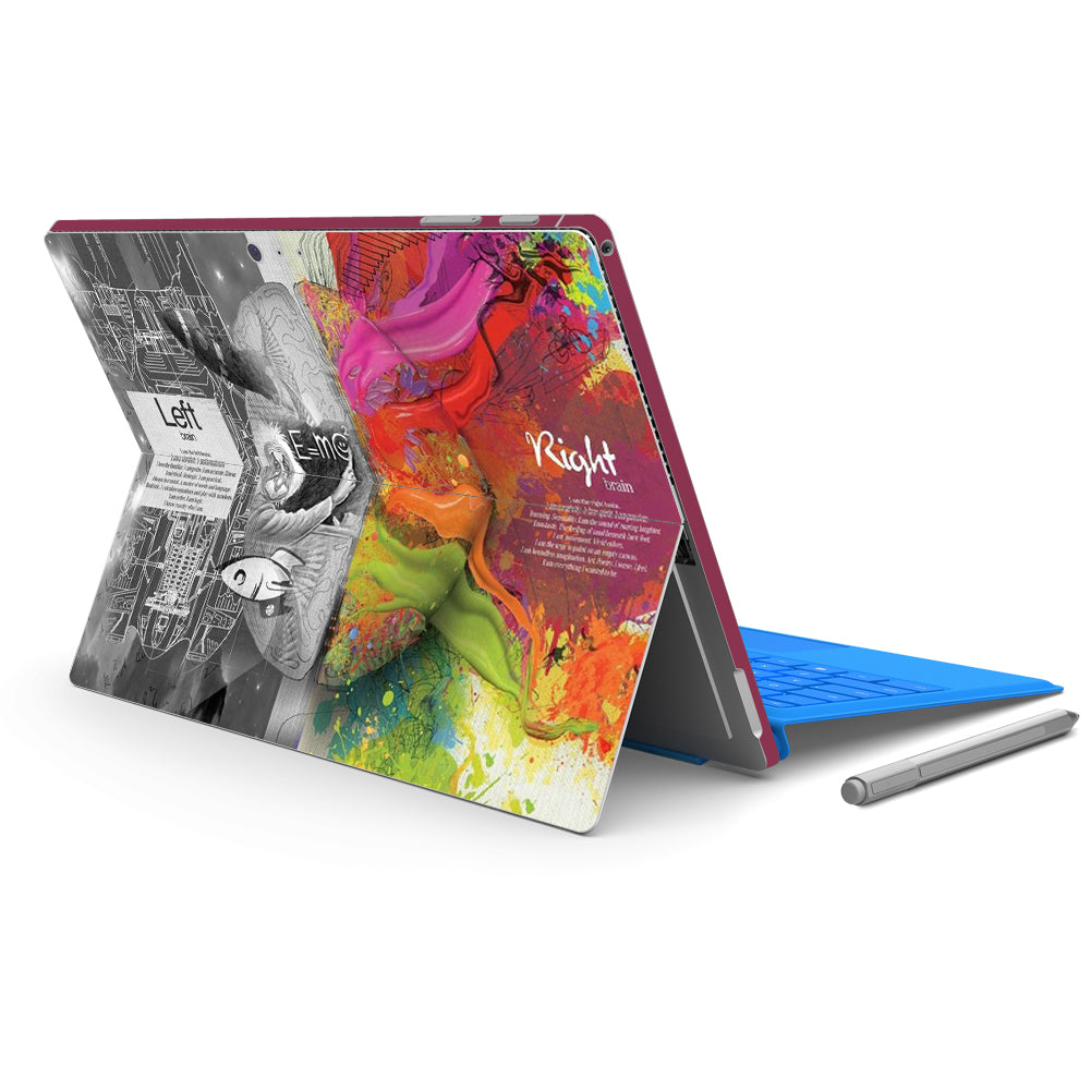 LEFT RIGHT BRAIN - SURFACE PRO 4 PROTECTOR SKIN - best-skins