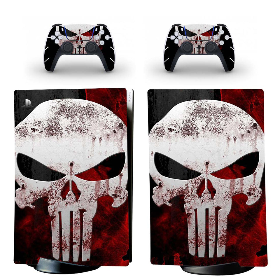 THE PUNISHER SKULL - PS5 DIGITAL EDITION PROTECTOR SKIN