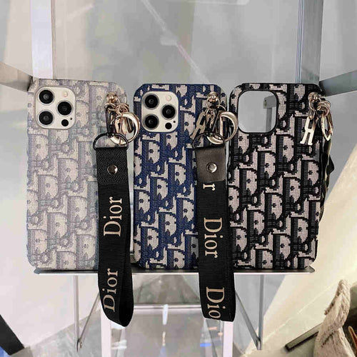 LUXURY DIIOR LADY CASE FOR IPHONE 15 14 13 12 11