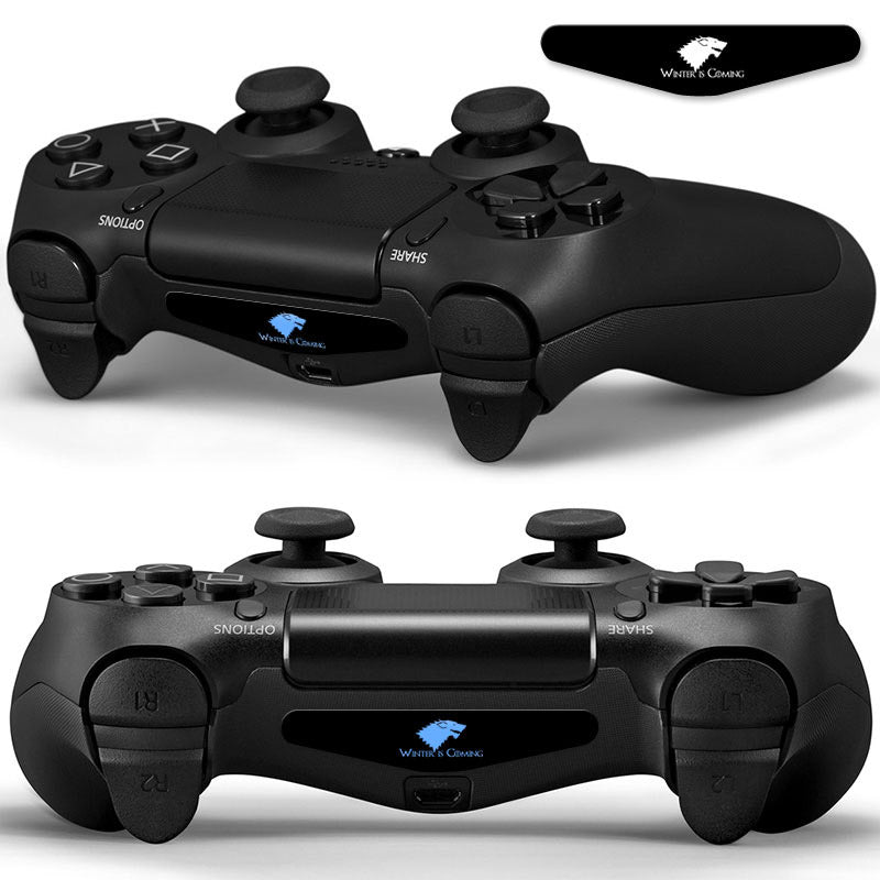 WINTER IS COMING -  PS4 CONTROLLER LED LIGHT BAR SKIN