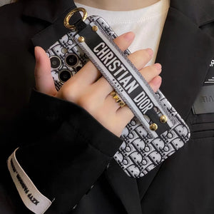 DIIOR LADY PHONE CASE WITH HAND STRAP FOR IPHONE X-13