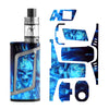 BLUE FIRE SKULL - SMOK ALIEN 220W PROTECTOR SKIN - best-skins
