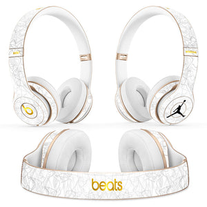 WHITE JORDAN - BEATS HEADPHONES WIRELESS SOLO PROTECTOR SKIN - best-skins
