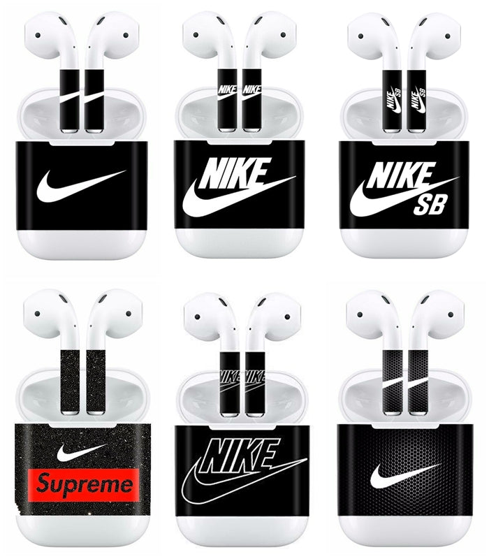 BLACK NIKE - AIRPODS PROTECTOR SKIN - best-skins