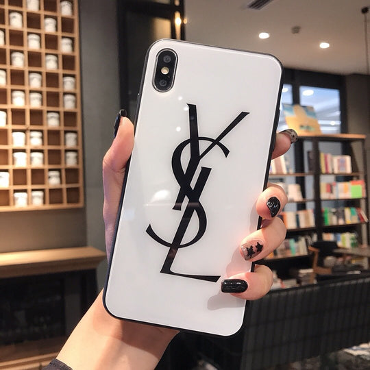 Sleek and Elegant YSL Phone Case for iPhone