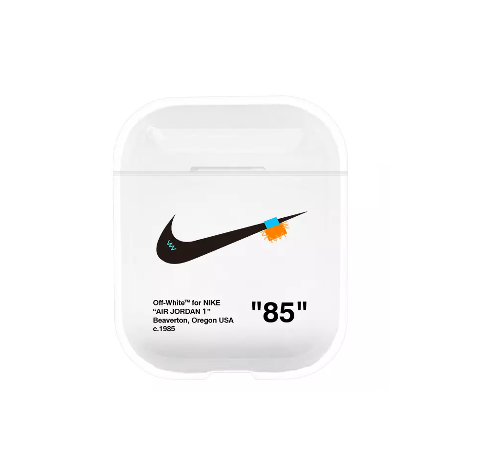 NIKE Case OFF White Air Pods 1/2 & PRO Apple Hülle Streetwear Airpods